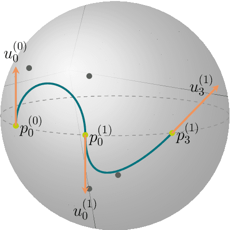 Figure 1 for Sasaki Metric for Spline Models of Manifold-Valued Trajectories