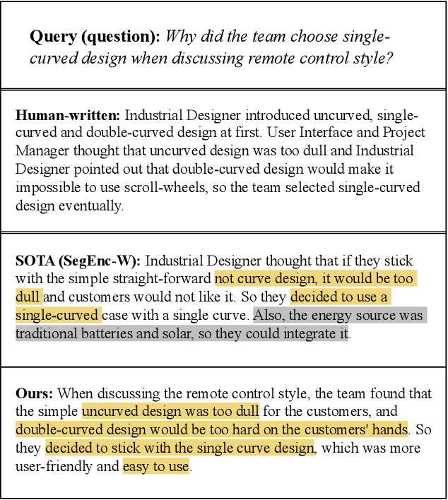 Figure 1 for QontSum: On Contrasting Salient Content for Query-focused Summarization