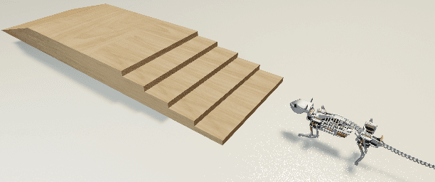 Figure 1 for Locomotion Generation for a Rat Robot based on Environmental Changes via Reinforcement Learning