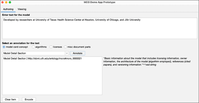 Figure 4 for Application of an ontology for model cards to generate computable artifacts for linking machine learning information from biomedical research