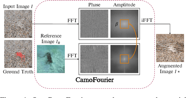 Figure 1 for Unveiling Camouflage: A Learnable Fourier-based Augmentation for Camouflaged Object Detection and Instance Segmentation