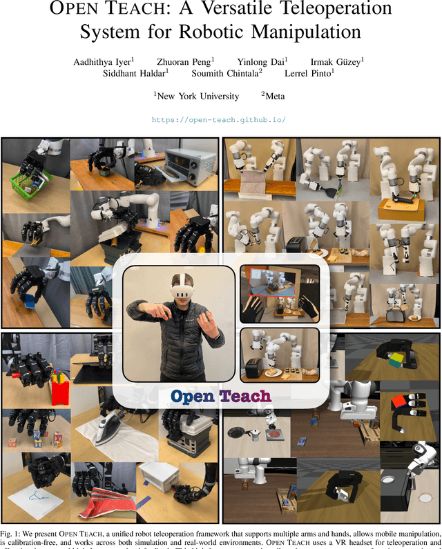 Figure 1 for OPEN TEACH: A Versatile Teleoperation System for Robotic Manipulation