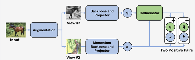 Figure 3 for Hallucination Improves the Performance of Unsupervised Visual Representation Learning