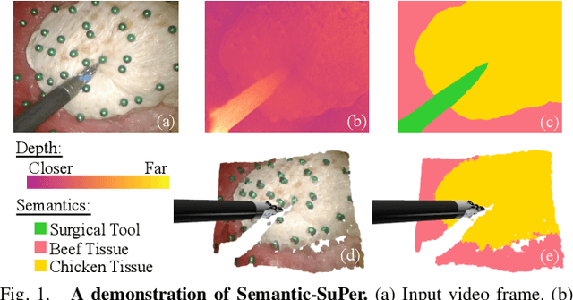 Figure 1 for Semantic-SuPer: A Semantic-aware Surgical Perception Framework for Endoscopic Tissue Classification, Reconstruction, and Tracking