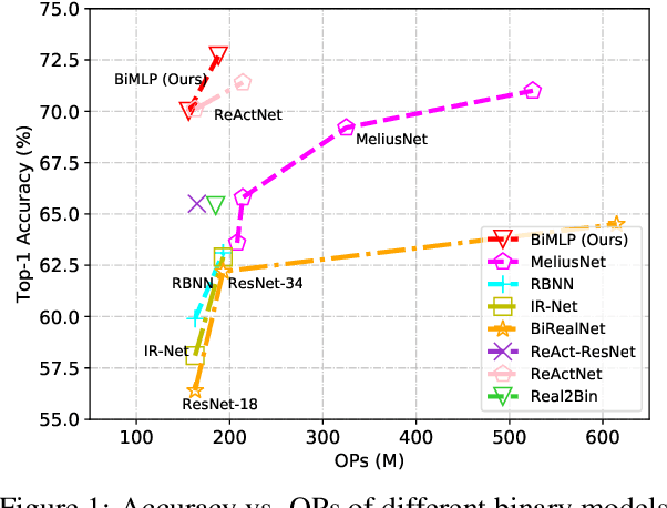 Figure 1 for BiMLP: Compact Binary Architectures for Vision Multi-Layer Perceptrons