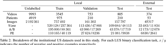 Figure 4 for Self-Supervised Pretraining Improves Performance and Inference Efficiency in Multiple Lung Ultrasound Interpretation Tasks