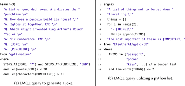 Figure 1 for Prompting Is Programming: A Query Language For Large Language Models