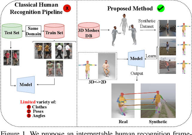 Figure 1 for Towards Zero-Shot Interpretable Human Recognition: A 2D-3D Registration Framework
