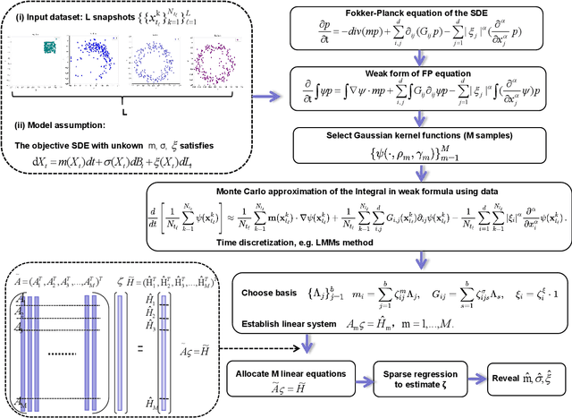 Figure 1 for Weak Collocation Regression for Inferring Stochastic Dynamics with Lévy Noise