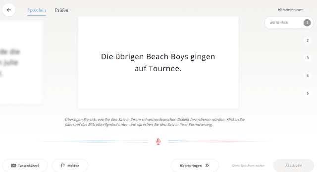 Figure 1 for Swiss German Speech to Text system evaluation