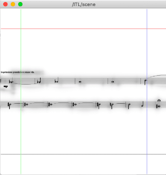 Figure 4 for Pure Data and INScore: Animated notation for new music