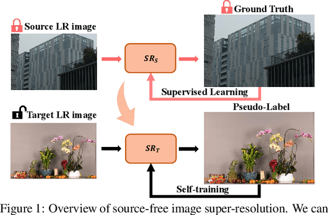 Figure 1 for SOSR: Source-Free Image Super-Resolution with Wavelet Augmentation Transformer