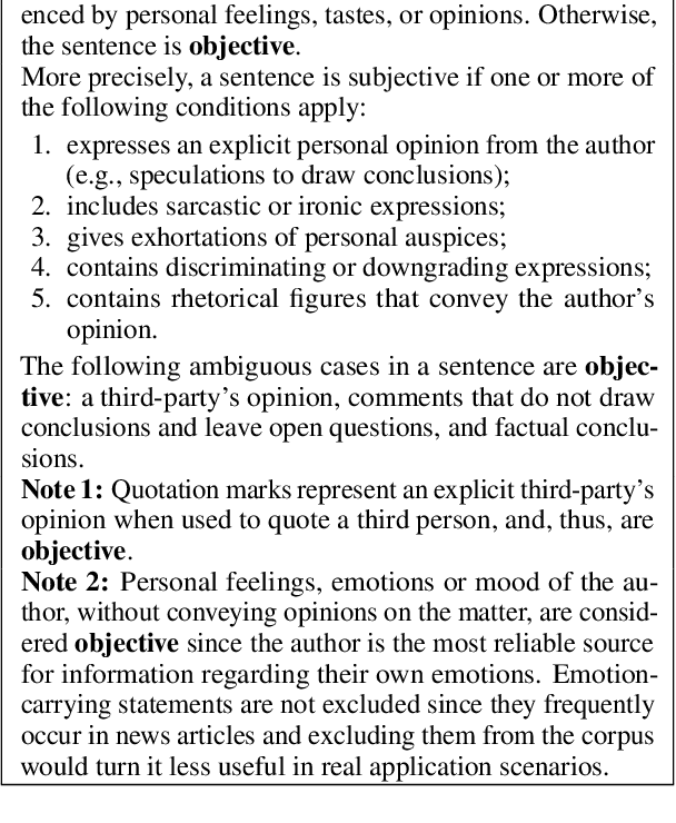 Figure 2 for A Corpus for Sentence-level Subjectivity Detection on English News Articles