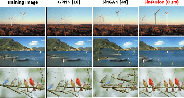 Figure 4 for SinFusion: Training Diffusion Models on a Single Image or Video