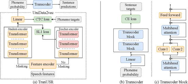 Figure 1 for TranUSR: Phoneme-to-word Transcoder Based Unified Speech Representation Learning for Cross-lingual Speech Recognition
