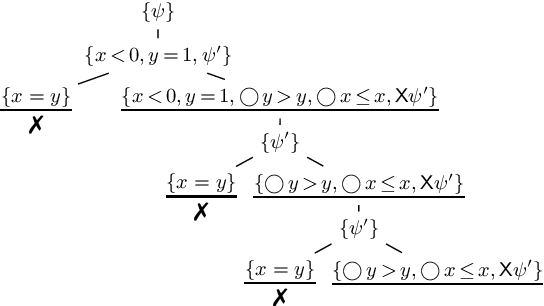 Figure 1 for Decidable Fragments of LTLf Modulo Theories (Extended Version)