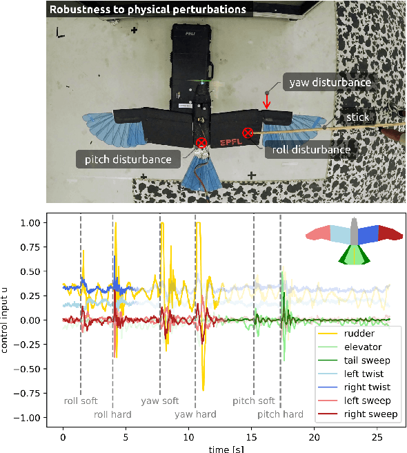 Figure 2 for Adaptive morphing of wing and tail for stable, resilient, and energy-efficient flight of avian-informed drones