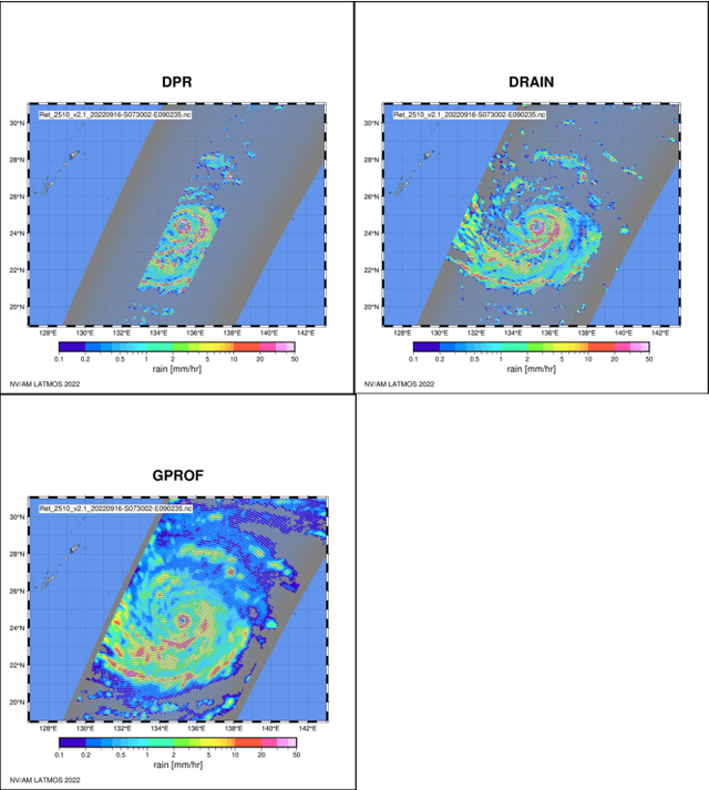 Figure 1 for Evaluation of drain, a deep-learning approach to rain retrieval from gpm passive microwave radiometer