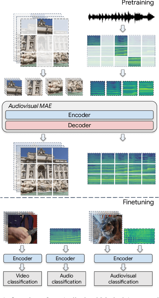 Figure 1 for Audiovisual Masked Autoencoders