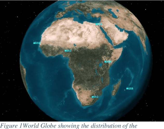 Figure 2 for An Evaluation of Link Performance Based on Rainfall Attenuation for a LEO Communication Satellite Constellation Over Africa