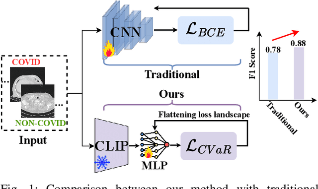 Figure 1 for Robust COVID-19 Detection in CT Images with CLIP