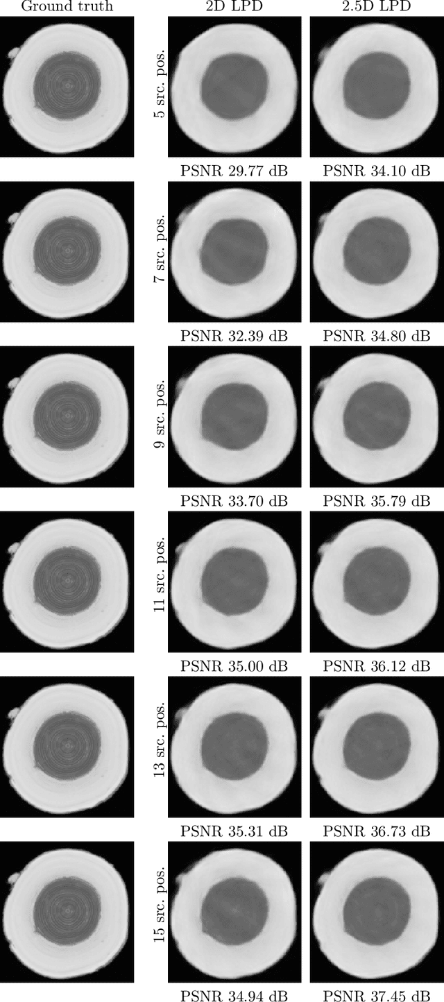 Figure 4 for Reconstruction for Sparse View Tomography of Long Objects Applied to Imaging in the Wood Industry