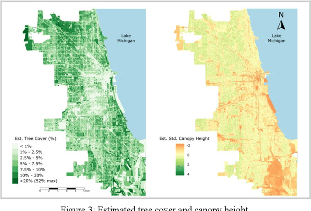 Figure 4 for Estimating Chicago's tree cover and canopy height using multi-spectral satellite imagery