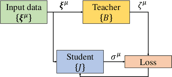 Figure 1 for Online Learning for the Random Feature Model in the Student-Teacher Framework
