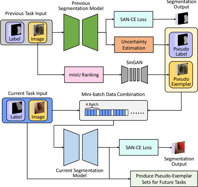 Figure 3 for Rethinking Exemplars for Continual Semantic Segmentation in Endoscopy Scenes: Entropy-based Mini-Batch Pseudo-Replay