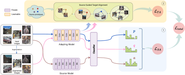 Figure 1 for SATA: Source Anchoring and Target Alignment Network for Continual Test Time Adaptation
