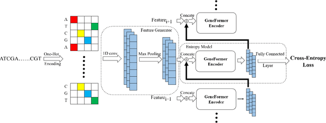 Figure 1 for GeneFormer: Learned Gene Compression using Transformer-based Context Modeling