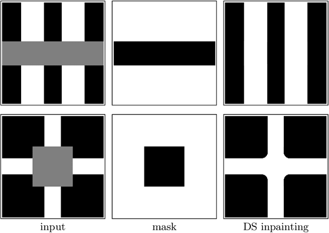 Figure 2 for Diffusion-Shock Inpainting