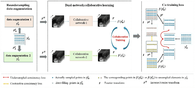 Figure 1 for SelfCoLearn: Self-supervised collaborative learning for accelerating dynamic MR imaging