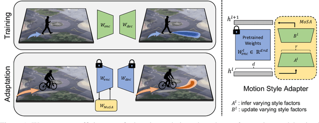 Figure 1 for Motion Style Transfer: Modular Low-Rank Adaptation for Deep Motion Forecasting
