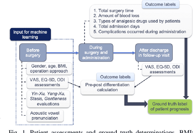 Figure 1 for Preoperative Prognosis Assessment of Lumbar Spinal Surgery for Low Back Pain and Sciatica Patients based on Multimodalities and Multimodal Learning