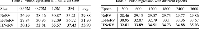 Figure 4 for HNeRV: A Hybrid Neural Representation for Videos