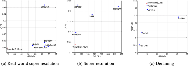 Figure 1 for VmambaIR: Visual State Space Model for Image Restoration