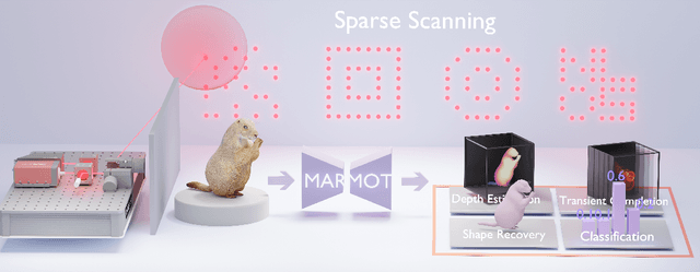 Figure 1 for MARMOT: Masked Autoencoder for Modeling Transient Imaging