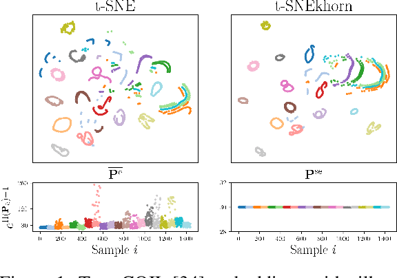 Figure 1 for SNEkhorn: Dimension Reduction with Symmetric Entropic Affinities