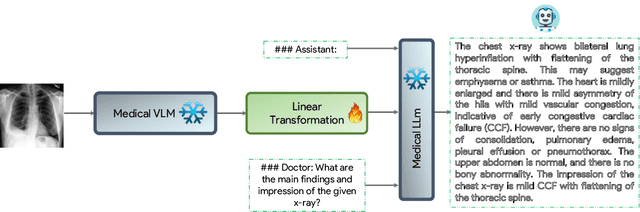 Figure 1 for XrayGPT: Chest Radiographs Summarization using Medical Vision-Language Models