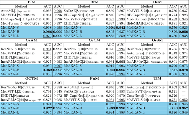 Figure 2 for MedKAN: An Advanced Kolmogorov-Arnold Network for Medical Image Classification