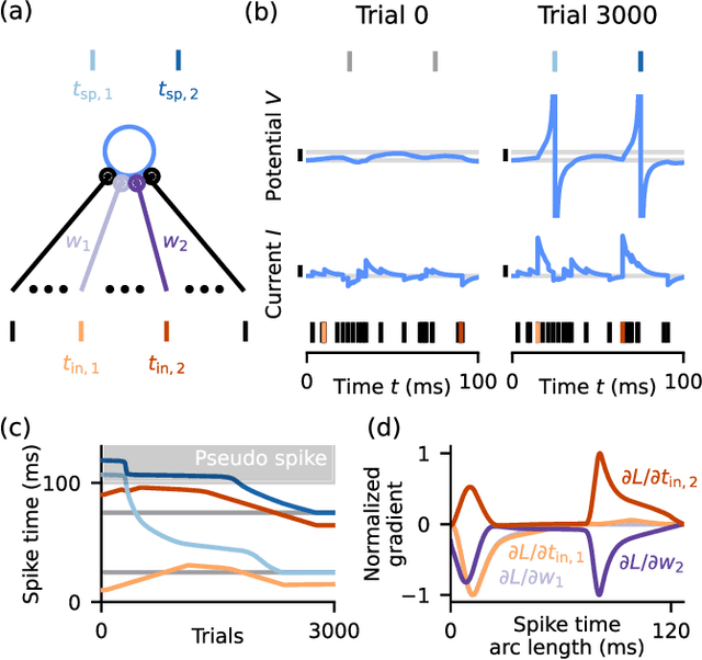 Figure 2 for Smooth Exact Gradient Descent Learning in Spiking Neural Networks