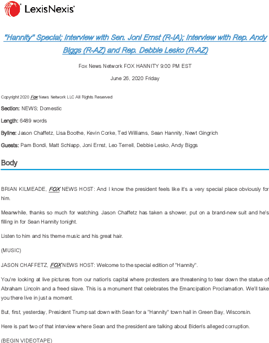 Figure 3 for Developing a Natural Language Understanding Model to Characterize Cable News Bias